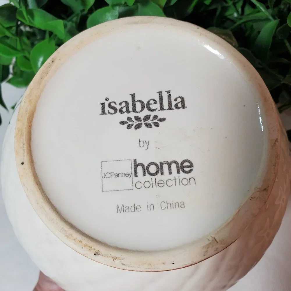 Isabella By JCPenney Home Collection Small Ivory Canister With Lid & Seal